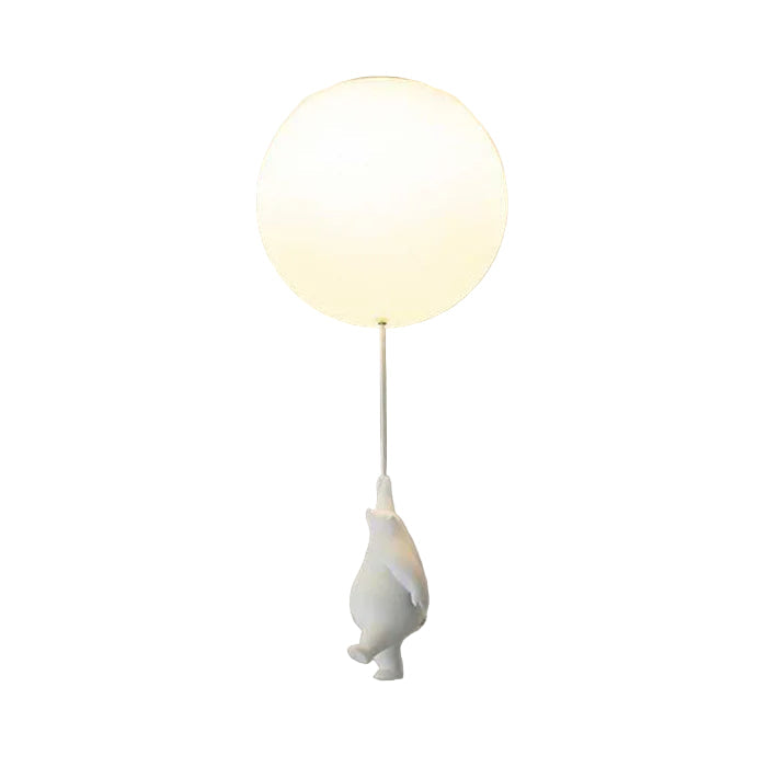 Barnens Taklampa med Björn och Ballong