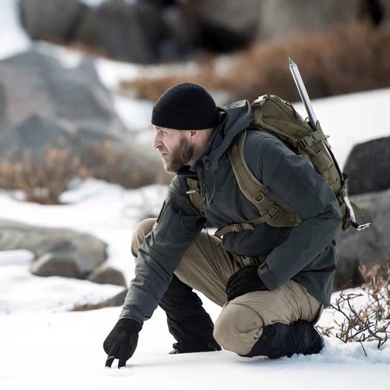 Taktisk Vinterjacka för Män - Vattentät &amp; Vindtät Utomhusjakke