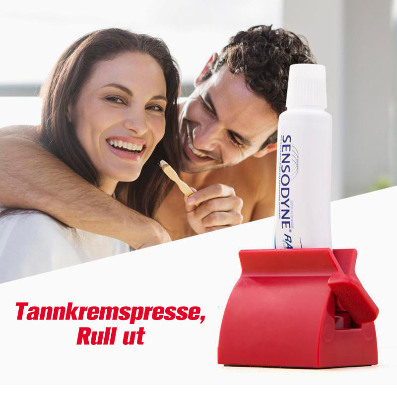 Tannkrempresse | Enkel Rullefunksjon | Multifunktionell Håller