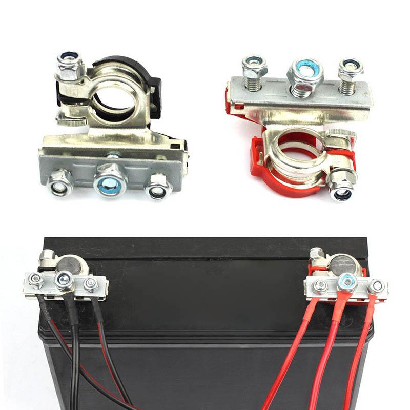 Hurtigkoblingsbatteriklemmer – Tinnbelagt – 1 par