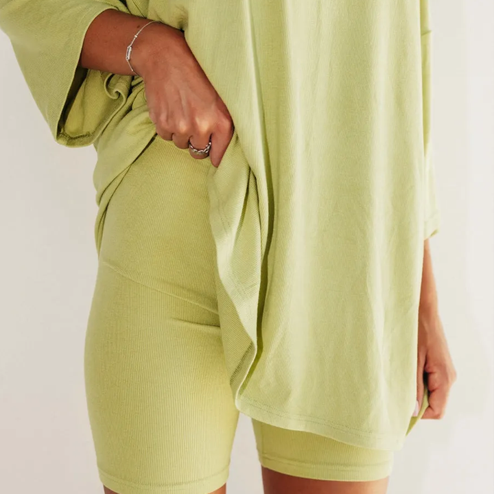 Tvådelad Loungewear Set för Damer - Bekvämt och Snygg