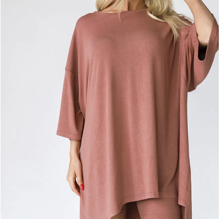 Tvådelad Loungewear Set för Damer - Bekvämt och Snygg