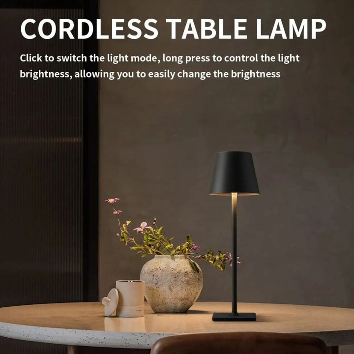 Trådlös Bordslampa med Beröringskontroll och USB-laddning
