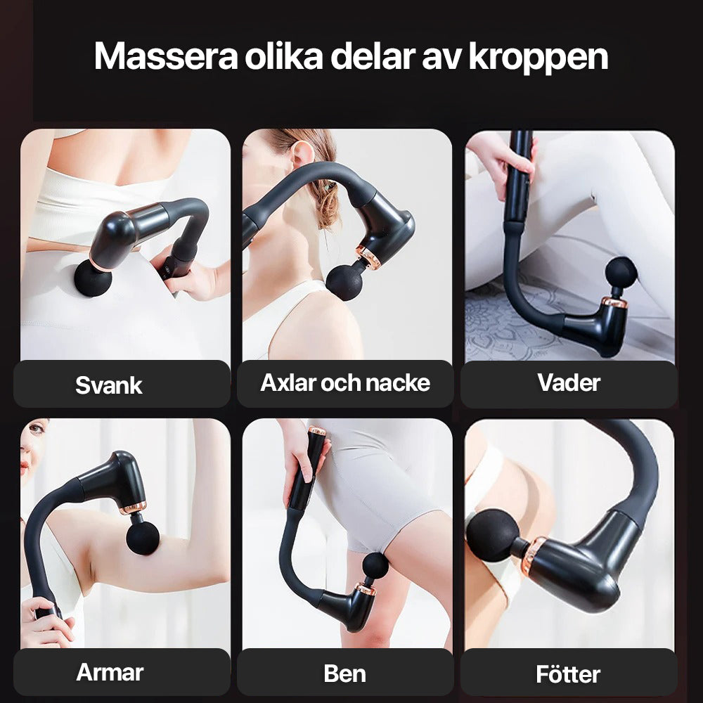 Trådlös Massasjepistol för Djup Muskelavslapning