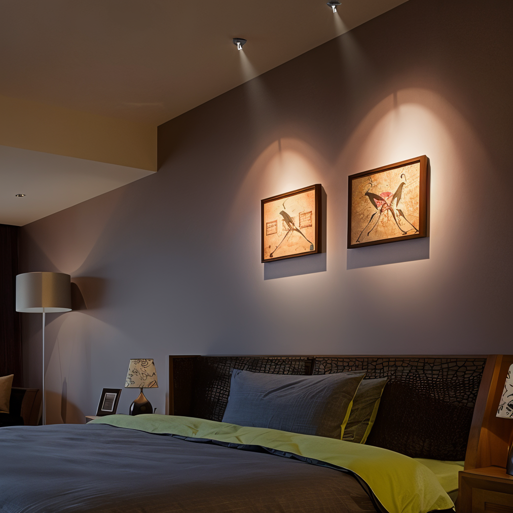 Trådlös Mini LED Spotlight – Dimbart Ljus för Hem och Kontor