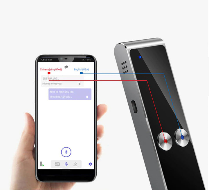Trådlös Smart Stemmeoversetter