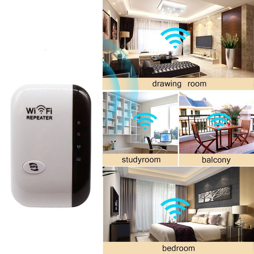 Trådlös WiFi Repeater Signalforsterker