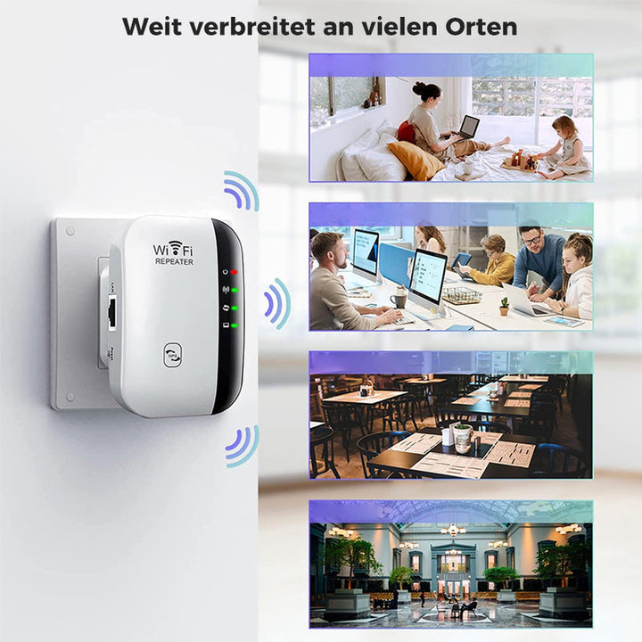 Trådlös WiFi-signalforsterker med lång rekkevidde
