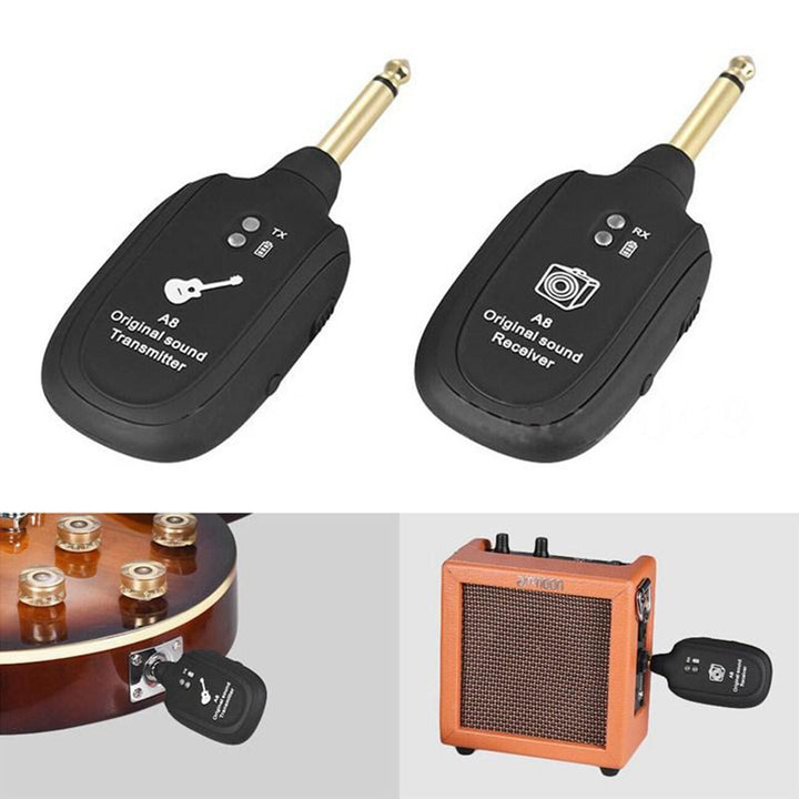 Trådlöst Gitarforsterkersystem – Sender &amp; Mottaker för Fri Spilling