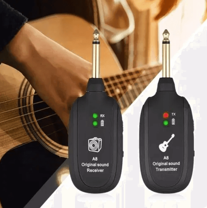 Trådlöst Gitarforsterkersystem – Sender &amp; Mottaker för Fri Spilling