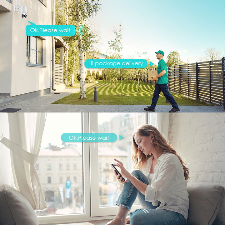 Trådlöst Utomhus Overvåkingskamera 360°