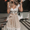 Tradisjonell Dirndl Vårklänning - Elegant Oktoberfest Outfit