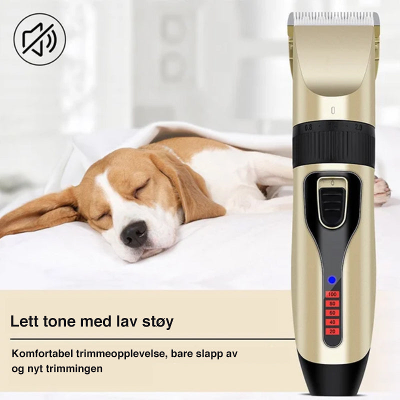 Trådlös Kjäledyrtrimmer - Låg Stöy | Keramiske Blader
