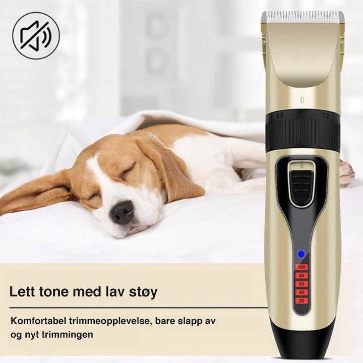 Trådlös Kjäledyrtrimmer - Låg Stöy | Keramiske Blader