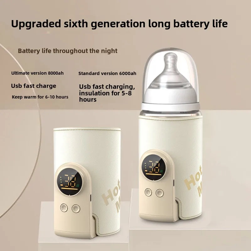 Trådlös uppladdningsbar melkevarmer - Perfekt temperatur