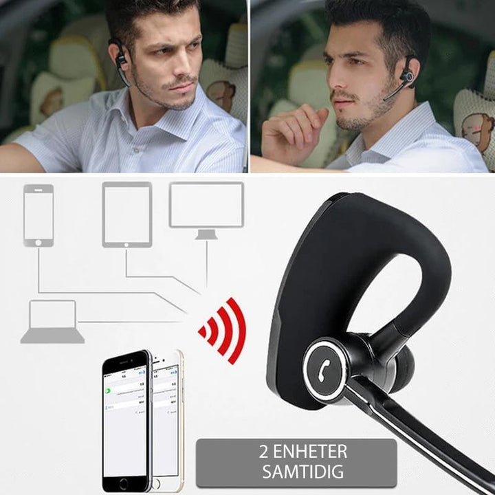 Trådlöst Bluetooth Headset - Stöydemping | Lavt Strömforbruk