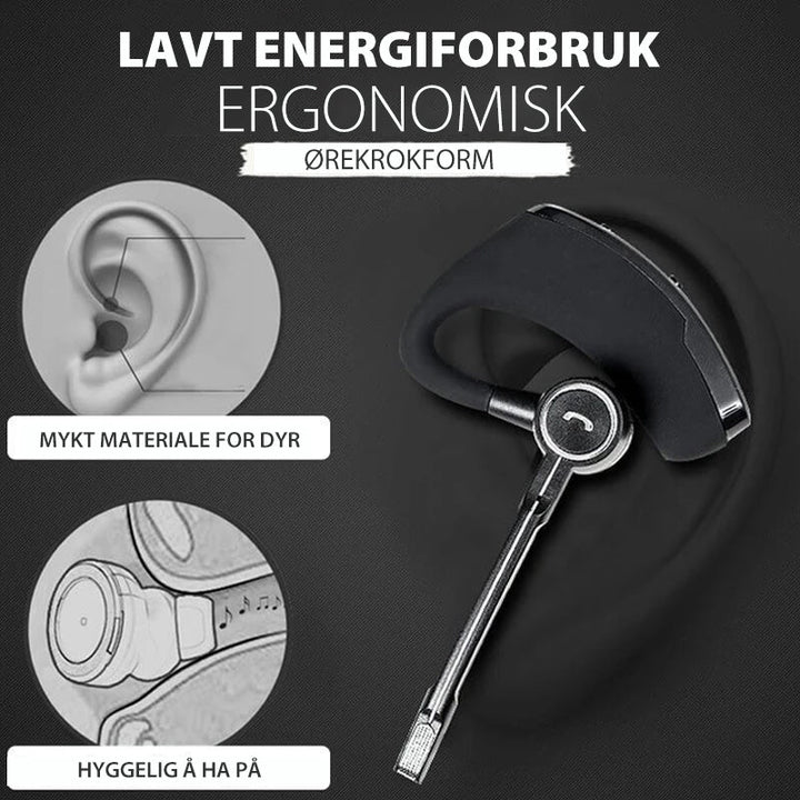 Trådlöst Bluetooth Headset - Stöydemping | Lavt Strömforbruk