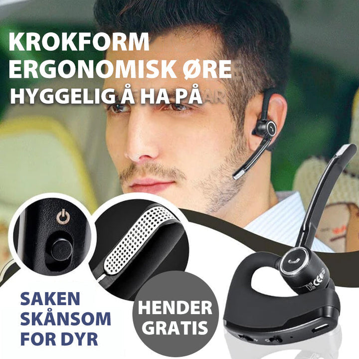 Trådlöst Bluetooth Headset - Stöydemping | Lavt Strömforbruk