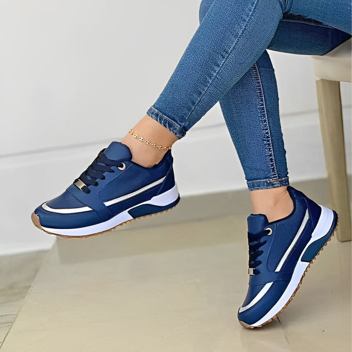 Kvinnor: Trendig och Bekväma Sneakers