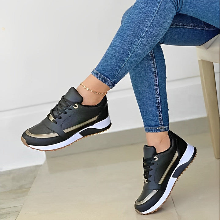 Kvinnor: Trendig och Bekväma Sneakers