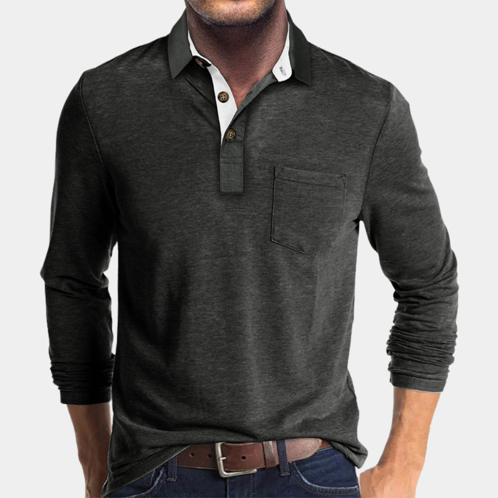 Herr Poloshirt – Trendig Casual Komfort