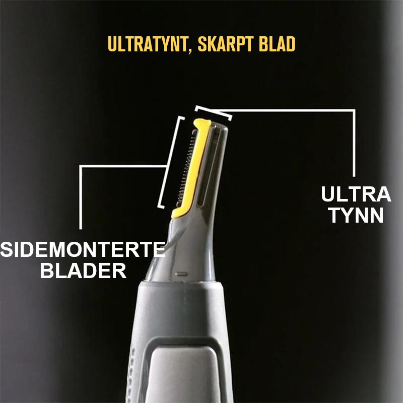 Ultratynn Presisjonstrimmer - Justerbart Bladhode &amp; LED-Spot