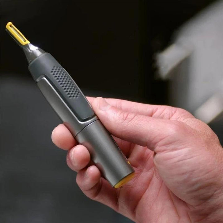 Ultratynn Presisjonstrimmer - Justerbart Bladhode &amp; LED-Spot