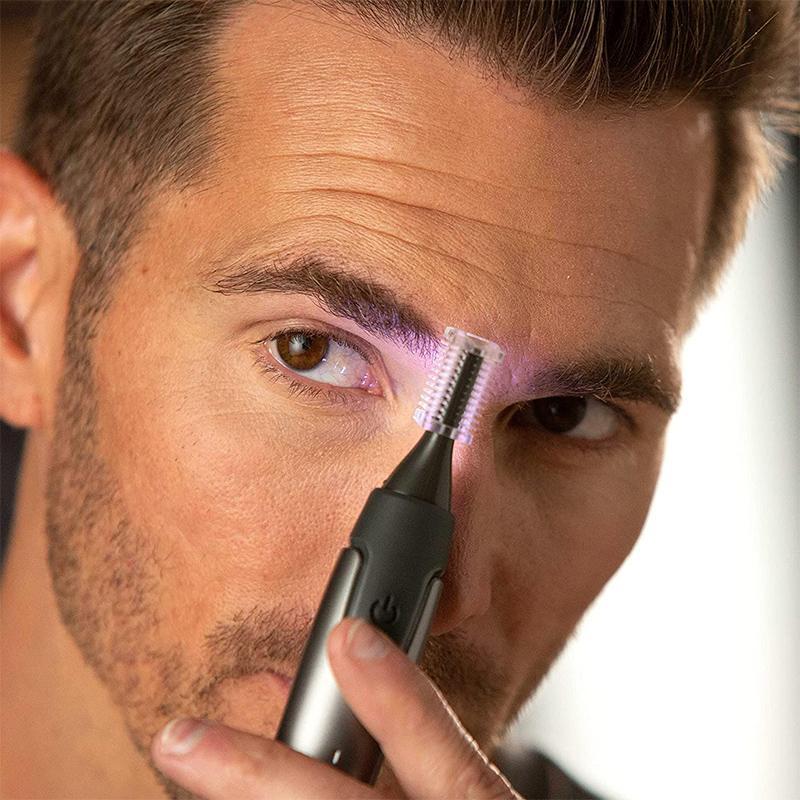 Ultratynn Presisjonstrimmer - Justerbart Bladhode &amp; LED-Spot