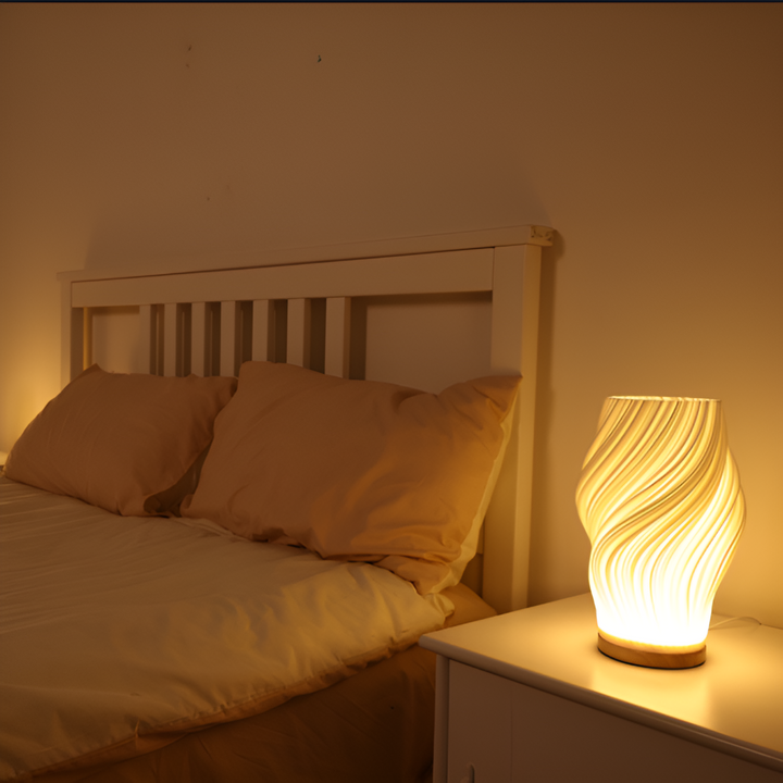 Unik 3D Bölge Bordslampa för Modern Vardagsrum och Sovrum