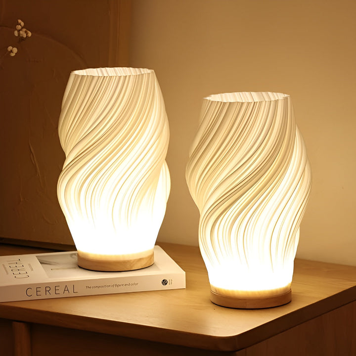 Unik 3D Bölge Bordslampa för Modern Vardagsrum och Sovrum
