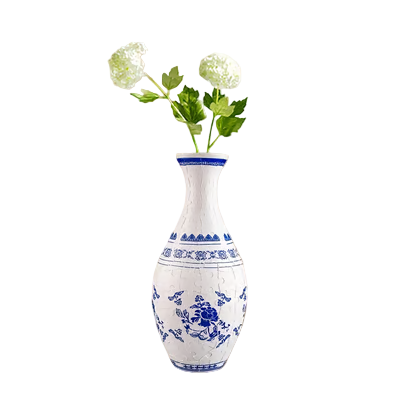 3D Puslespillvase för Hemmet – Unik och Kreativ Blomdekorasjon
