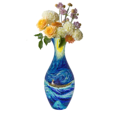 3D Puslespillvase för Hemmet – Unik och Kreativ Blomdekorasjon