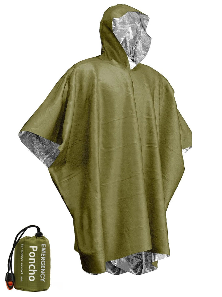 Unisex 3-i-1 Regnponcho – Mångsidig Varbeskyttelse för Utomhus