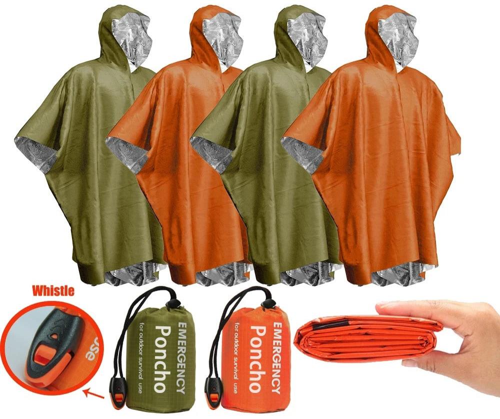 Unisex 3-i-1 Regnponcho – Mångsidig Varbeskyttelse för Utomhus
