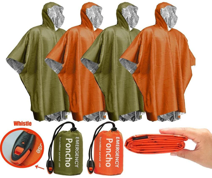 Unisex 3-i-1 Regnponcho – Mångsidig Varbeskyttelse för Utomhus