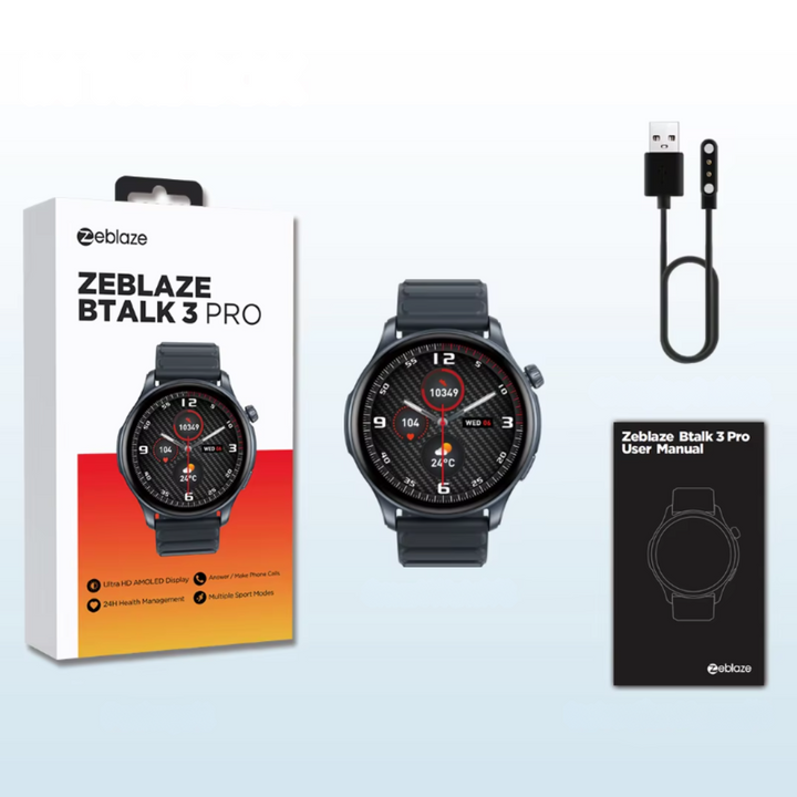 Unisex AMOLED Smartklokke med Fitness- och Anropsfunksjon