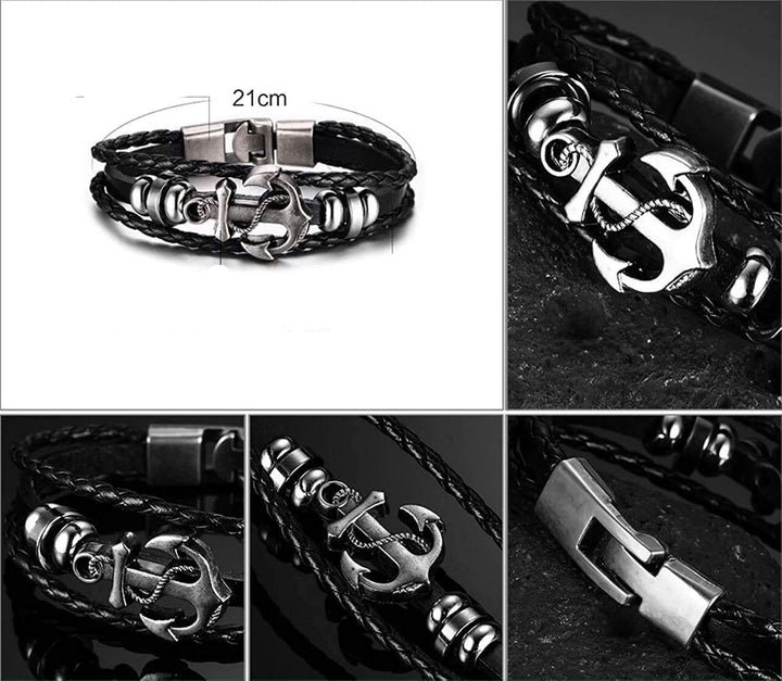 Unisex Anker Armband – Maritim Stil för Alla