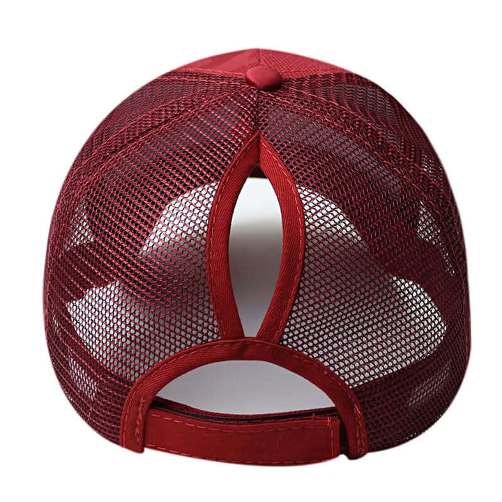 Unisex Baseballcap med Hestehaleåpning för Aktiv Vardag