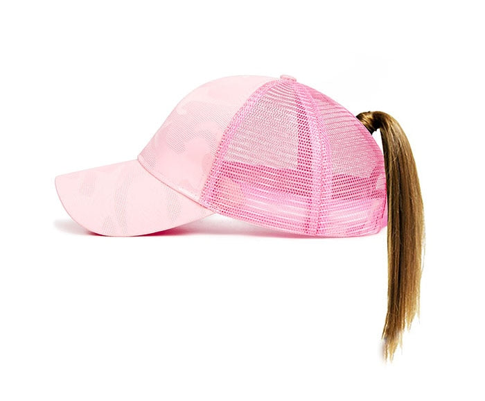 Unisex Baseballcap med Hestehaleåpning för Aktiv Vardag