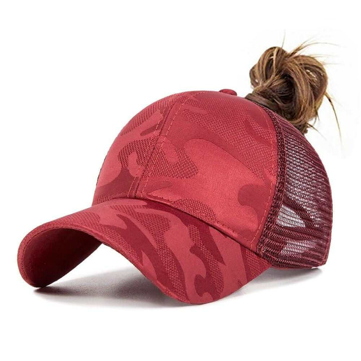 Unisex Baseballcap med Hestehaleåpning för Aktiv Vardag