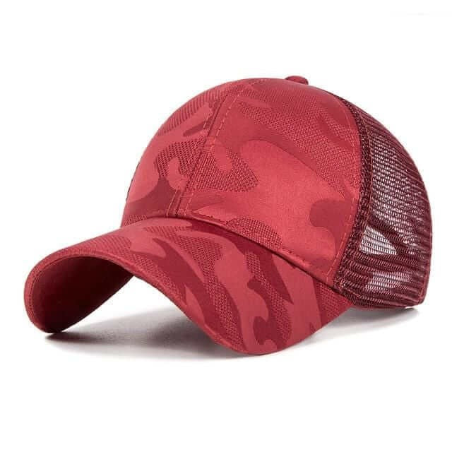 Unisex Baseballcap med Hestehaleåpning för Aktiv Vardag