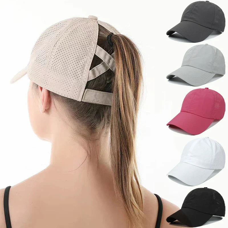 Unisex Baseballcaps med Justerbar Passform för Sport &amp; Fritid