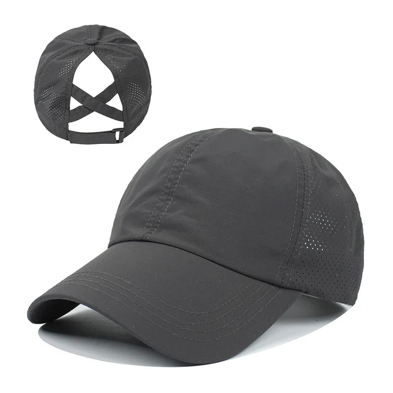 Unisex Baseballcaps med Justerbar Passform för Sport &amp; Fritid