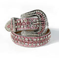 Unisex Diamantbelte med Rhinestones – Glittrande Stil