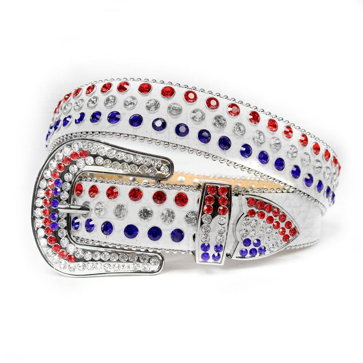 Unisex Diamantbelte med Rhinestones – Glittrande Stil