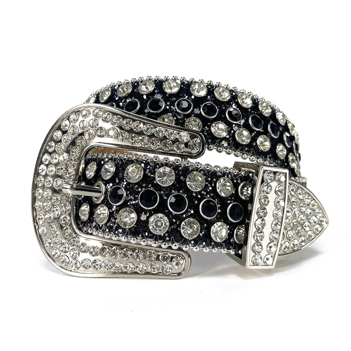 Unisex Diamantbelte med Rhinestones – Glittrande Stil