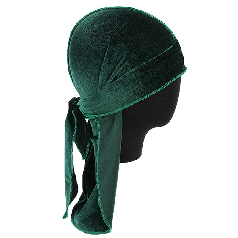 Unisex Premium Flöyel Durag för Hårstyling och Bölger