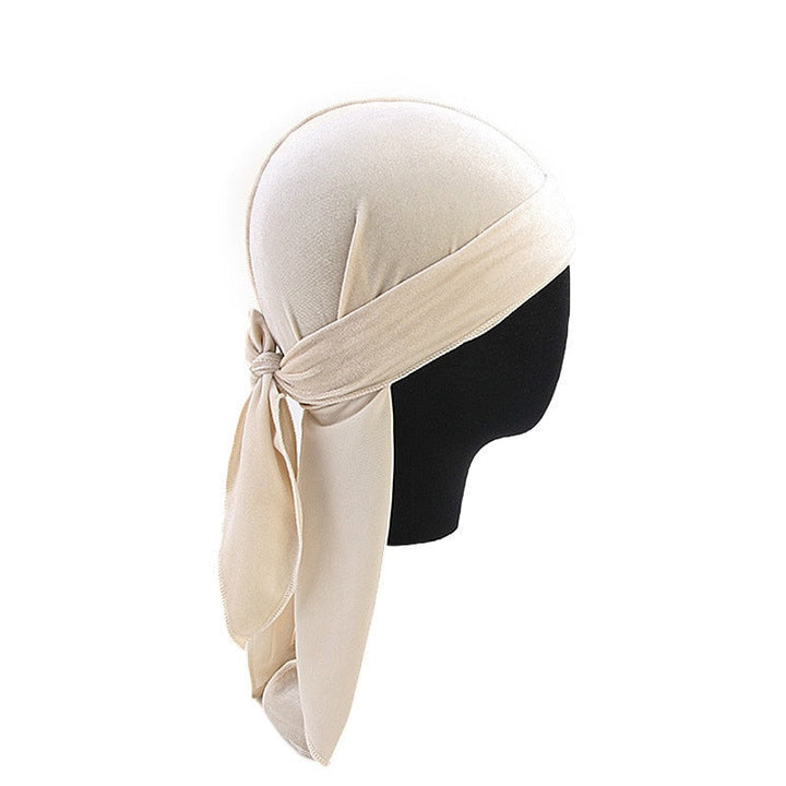 Unisex Premium Flöyel Durag för Hårstyling och Bölger