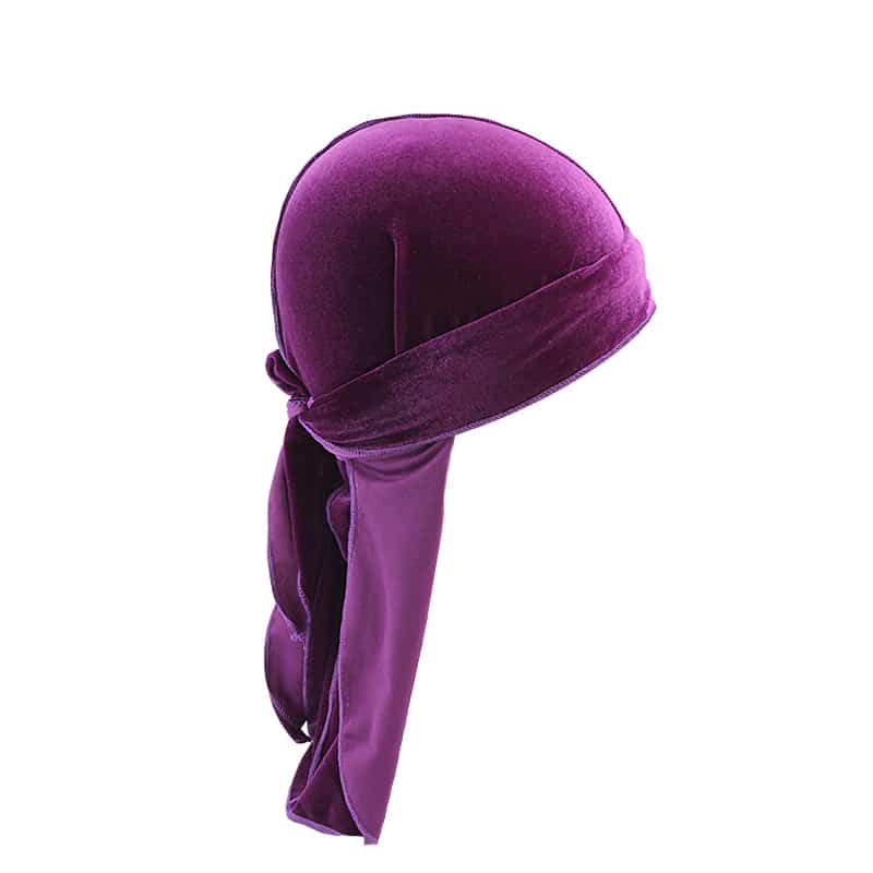 Unisex Premium Flöyel Durag för Hårstyling och Bölger