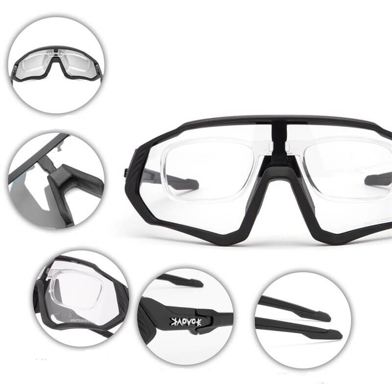 Unisex Fotokromatiske Sportsbriller med UV-skydd